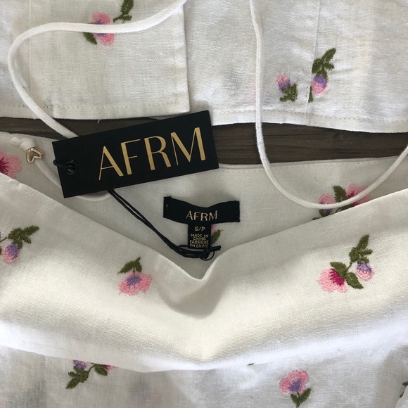 AFRM Sunset Linen Asymmetrical skirt and Tankk - Picture 6 of 9